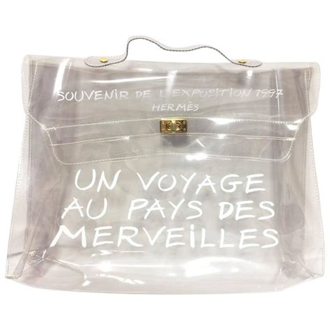 hermes transparent bag